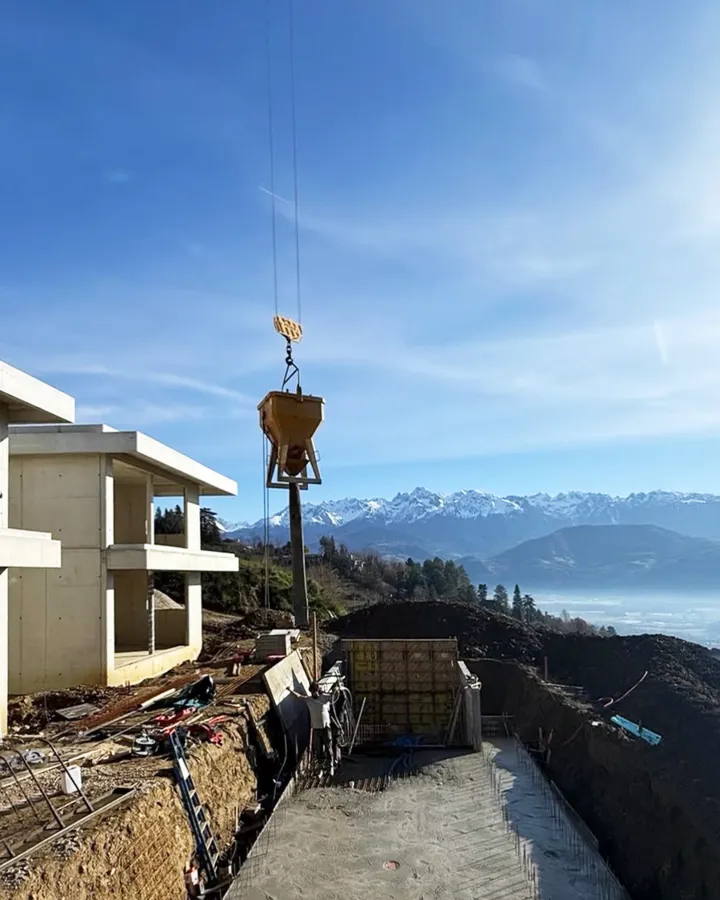 Maçonnerie en conditions extrêmes dans la région de Grenoble