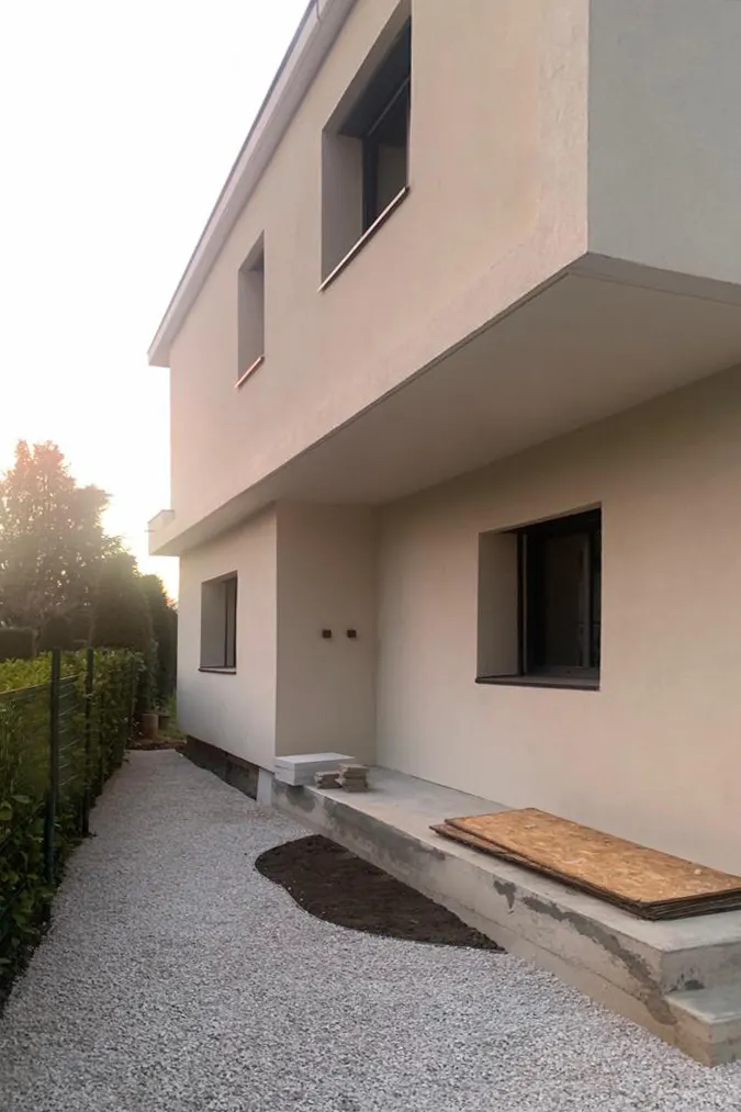 Réhabilitation d'une maison existante en maison contemporaine